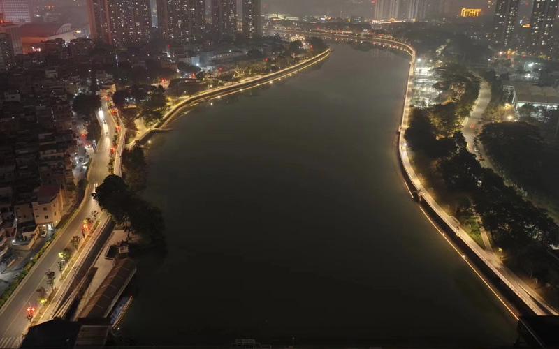 東莞三江六岸濱水岸線示范段項(xiàng)目二期工程景觀照明工程