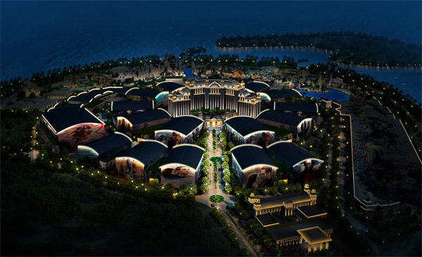 海南?；◢u影視基地戶外照明工程